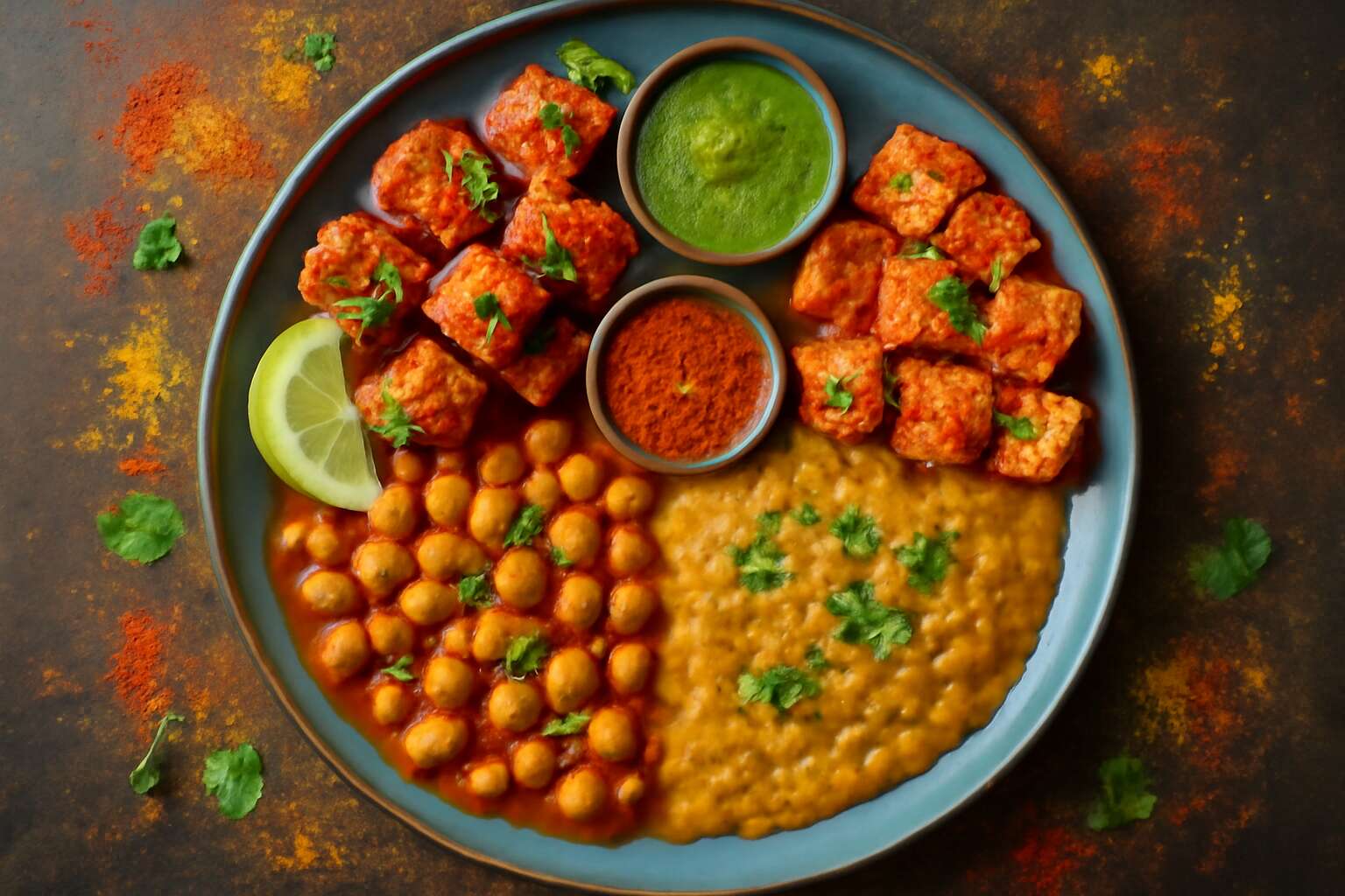 is indian food high in protein