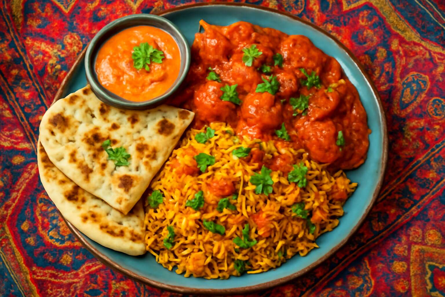 where is indian food popular