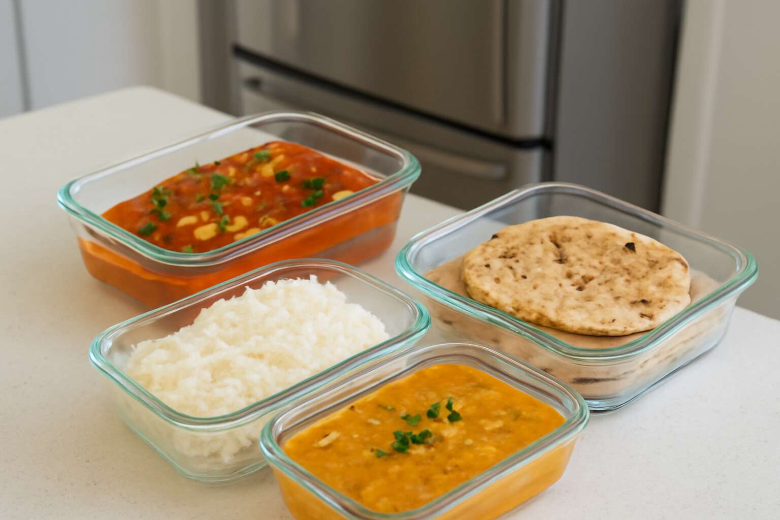 how long will indian food last in the fridge