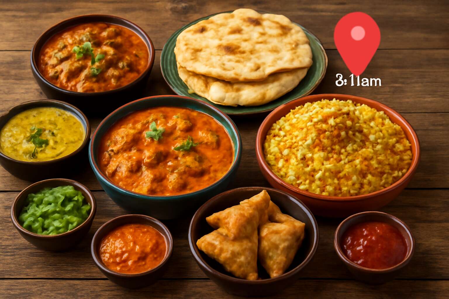 indian food near me within 8.1 km