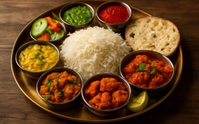Savor a vibrant indian food platter – colorful, spicy, and endlessly shareable.