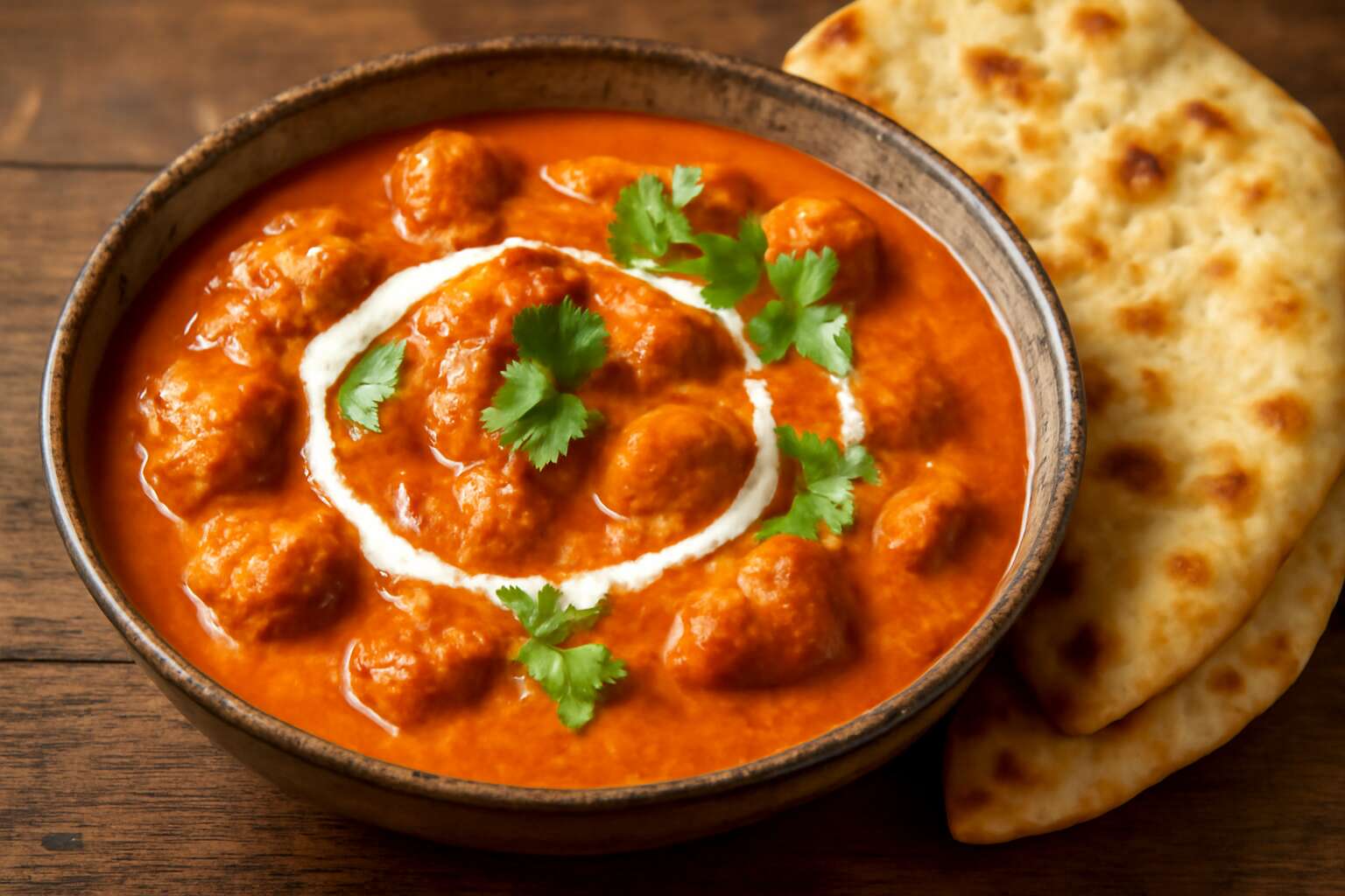 indian food like butter chicken