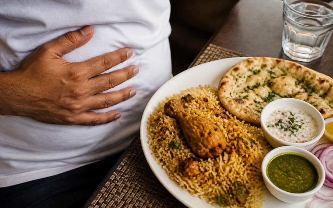 indian food upset stomach; these quick tips bring relief.