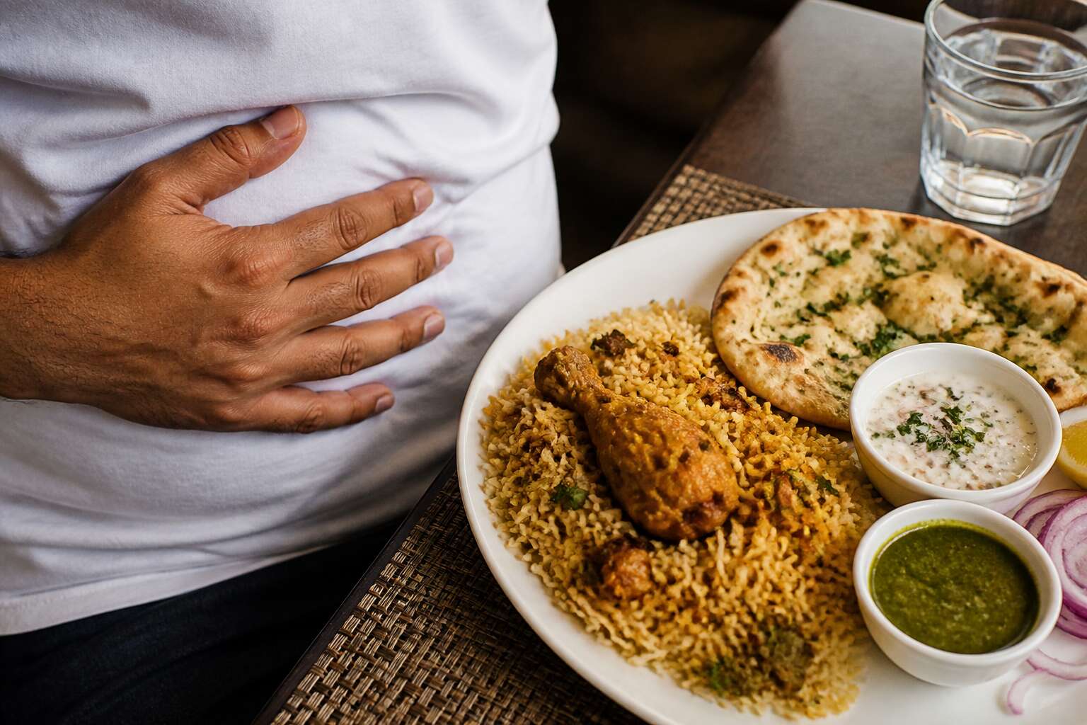 indian food upset stomach